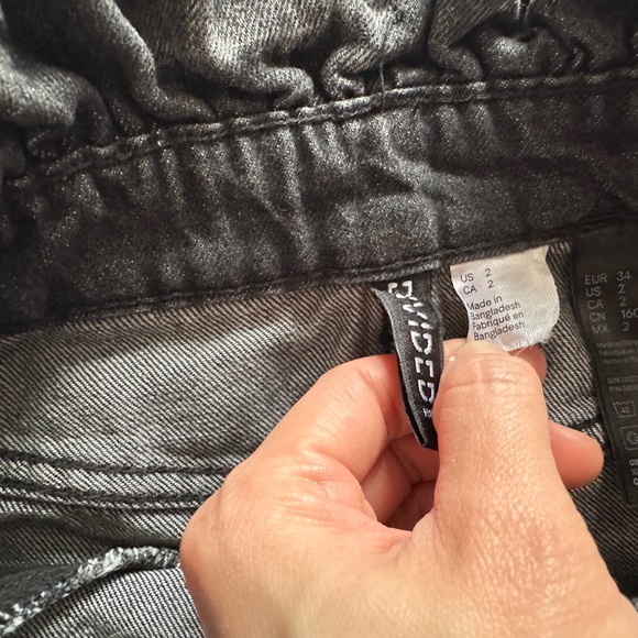 High-waisted denim skirt - Picture 3 of 4